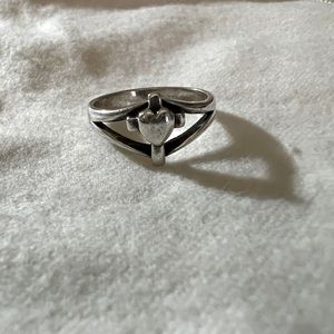 Heart & Cross James Avery Ring